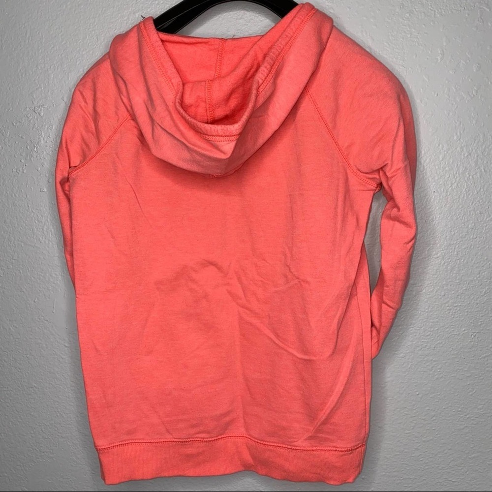 American Eagle Pink and Orange Tropical Paradise Style Long Sleeve Sweat… - Picture 2 of 5